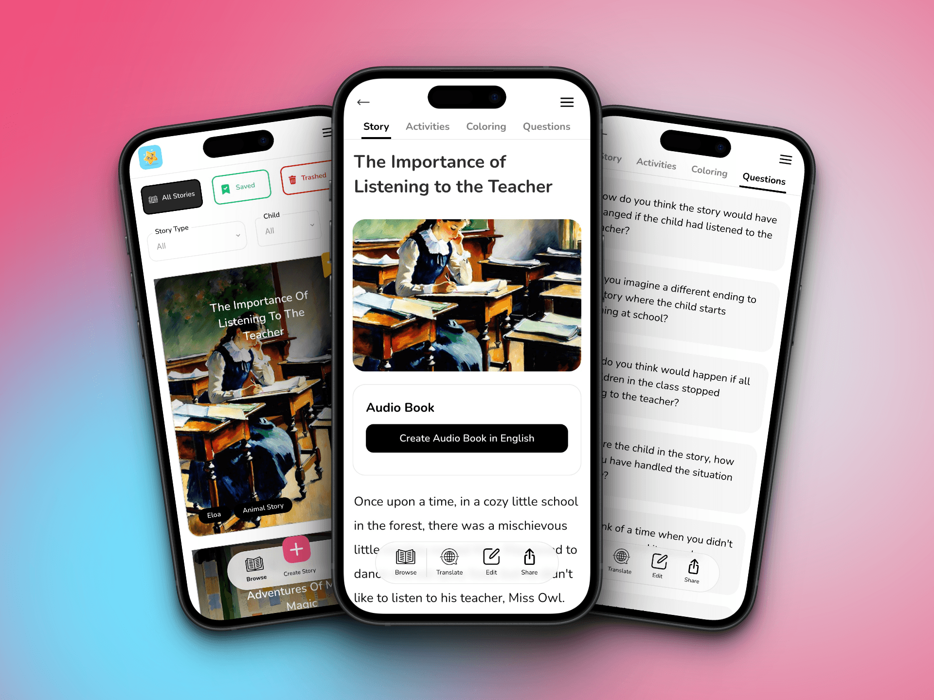 AI Edtech platform for children ·cover