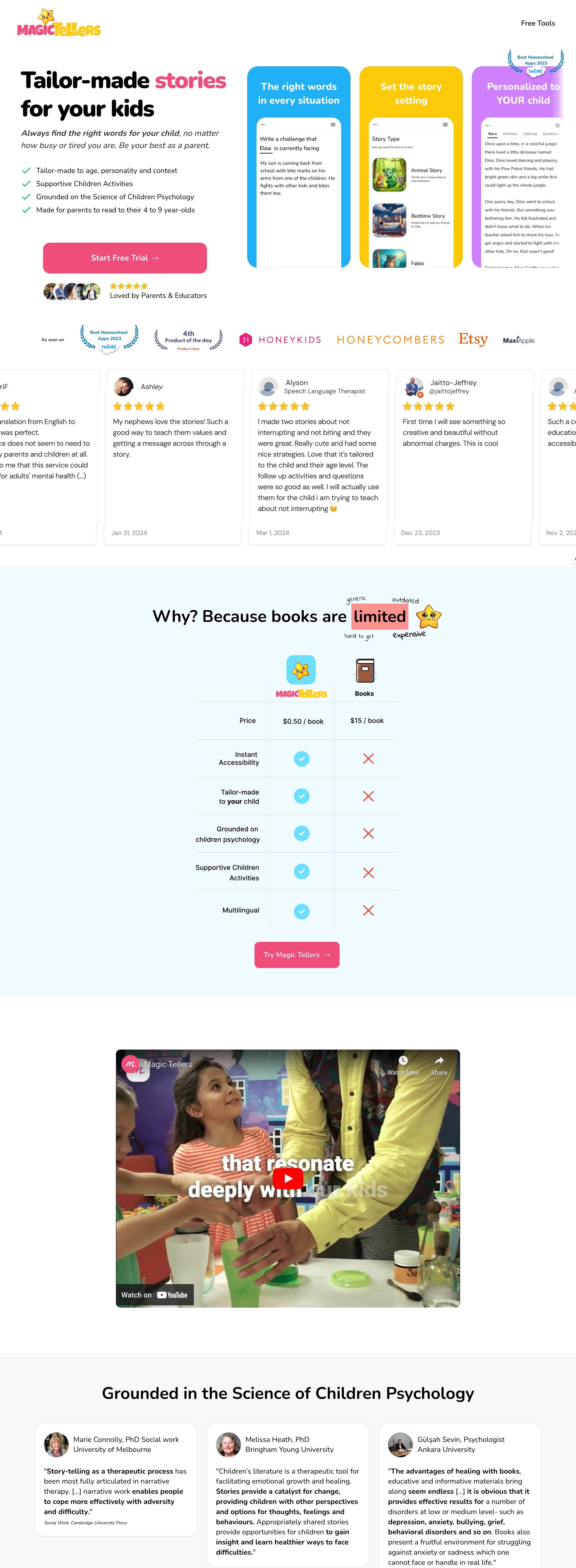 AI Edtech platform for children screenshot